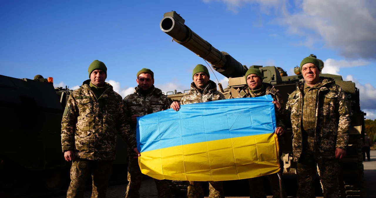 Szkolenie ukraińskich żołnierzy na czołgach Challenger 2