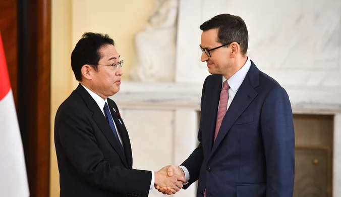 Premier Japonii w Polsce. Spotkał się z Mateuszem Morawieckim