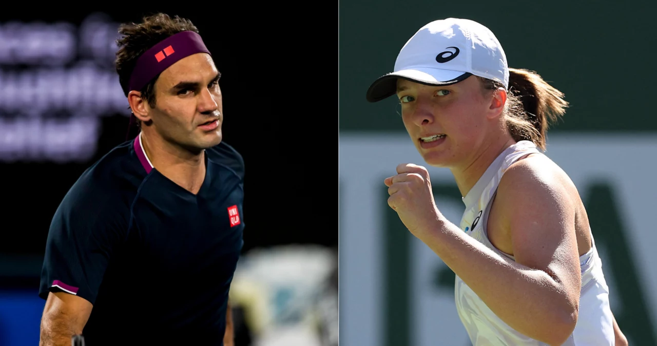 Roger Federer błysnął zabawną grą słów. Wymyślił przezwisko Idze Świątek.  Pomysł nie jest przypadkowy - Sport w INTERIA.PL