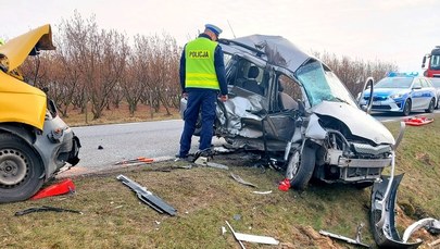 Tragiczny wypadek w Łódzkiem. Zginęły dwie osoby
