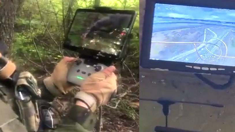 Siły Zbrojne Ukrainy pochwaliły się nagraniem, na którym można zobaczyć pracę operatora dronu w trakcie udanego ataku kamikadze na rosyjski pojazd wojskowy.