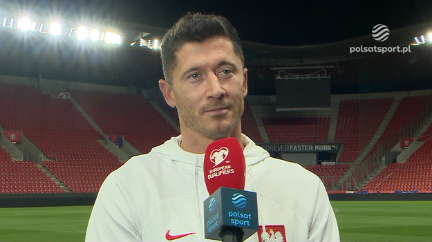 Robert Lewandowski zabrał głos przed meczem Czechy - Polska.

