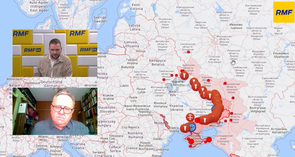 Ataki Rosjan przy użyciu nowoczesnych myśliwców i jednocześnie dostarczane przez nich na front kilkudziesięcioletnie czołgi oraz ewentualna kolejna ofensywa armii Putina na kraj naszych sąsiadów - to główne tematy dzisiejszego Rzutu na mapę. To program, w którym co tydzień analizujemy sytuację w ogarniętej wojną Ukrainie. Gościem Mateusza Chłystuna jest dziś generał Bogusław Pacek.