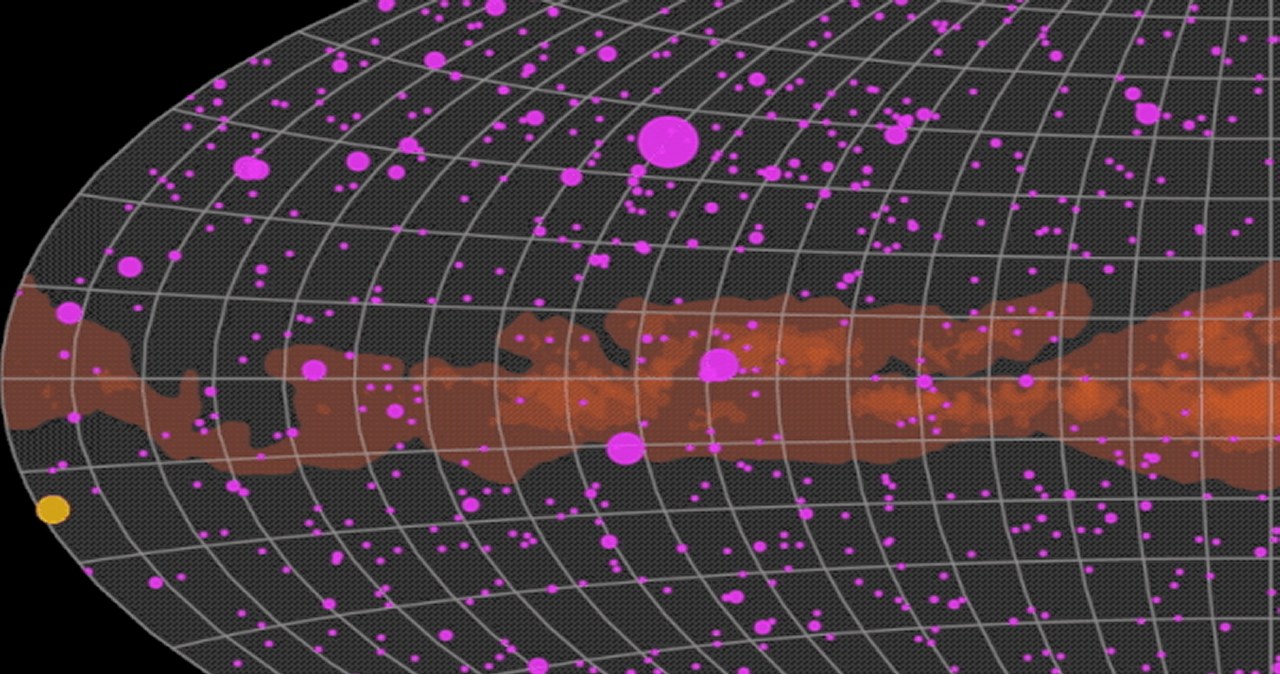 Astronomowie przygotowali niezwykłą animację, dzięki której możemy dowiedzieć się, jak wyglądałby kosmos, gdybyśmy potrafili dostrzec promieniowanie gamma.