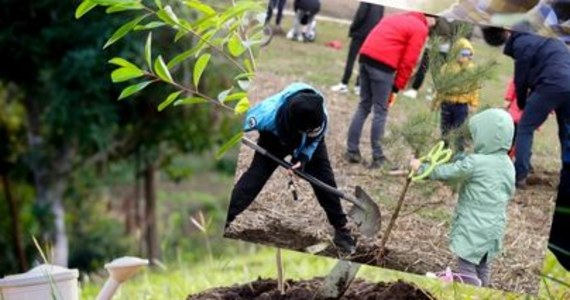 Już niedługo ten teren stanie się kolejnym zielonym miejscem wypoczynku kaliszan - powiedział prezydent Krystian Kinastowski po zakończonej akcji wspólnego z kaliszanami sadzenia drzew w nowo powstającym parku.