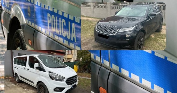 Funkcjonariusze pabianickiej i koluszkowskiej komendy razem z  policjantami z KWP w Łodzi odzyskali dwa skradzione pojazdy. Pierwsze z aut, range rover warte około 200 tys. złotych odnaleziono w Kurowicach na terenie gminy Brójce. Drugie auto zostało odnalezione na terenie Pabianic. To ford transit wart około 120 tys. złotych.