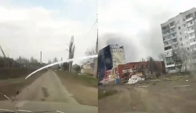 Ukraina: Wślizgnęli się do miasta pomimo rosyjskiego ostrzału. Jest nagranie