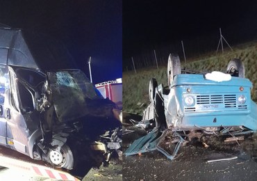 Wypadek na autostradzie A4. Rannych zostało 10 osób