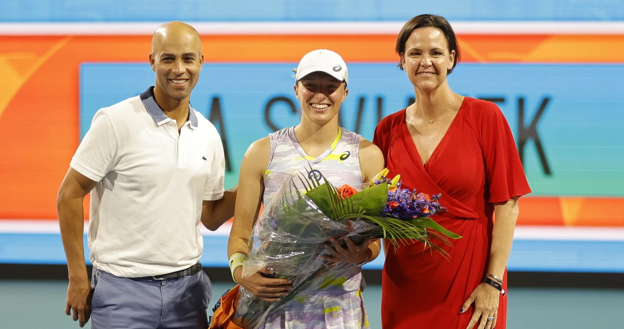 James Blake, Iga Świątek i Lindsay Davenport