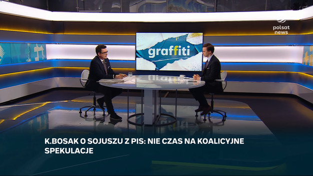 - Każdy z nas ma swój język, natomiast to wyraźne pokazanie, że zaczepki Tuska z tego weekendu nas nie interesują. Z naszej perspektywy Tusk jest osobą skompromitowaną, zużytą w polityce. Nie przyłożymy ręki ani do kontynuacji władzy Morawieckiego, ani do powrotu Tuska do władzy - zapewnił Krzysztof Bosak pytany o tweet Sławomira Mentzena, który napisał, że "Tusk może mi skoczyć tam, gdzie Morawiecki może mnie pocałować".