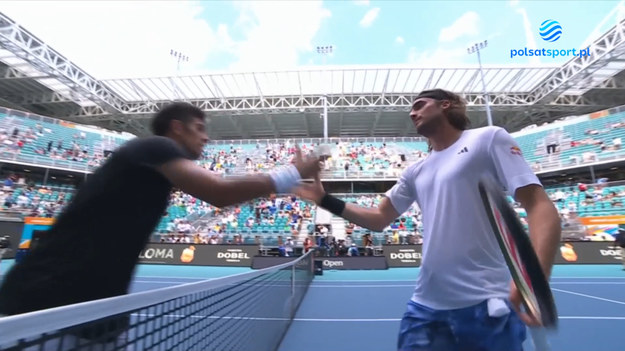 Skrót meczu III rundy turnieju ATP Masters 1000 w Miami. Stefanos Tsitsipas pokonał Cristiana Garina 2:1. 