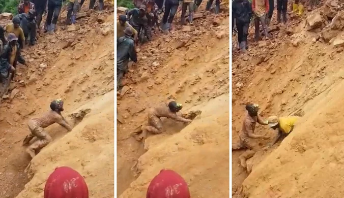 DRK: Wypadek w kopalni złota. Ratowali górników gołymi rękami