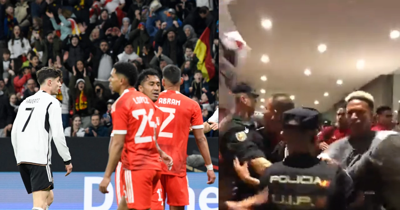 Reprezentanci Peru starli się z hiszpańską policją w hotelu w Madrycie