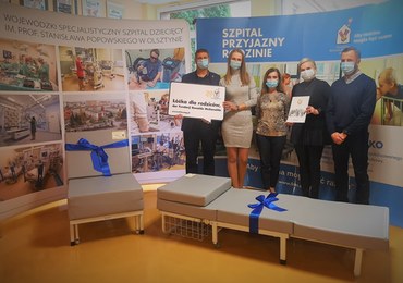 Szpital dziecięcy w Olsztynie otrzymał kolejne łóżka dla rodziców