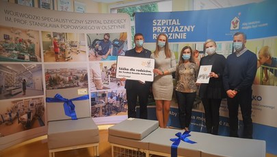 Szpital dziecięcy w Olsztynie otrzymał kolejne łóżka dla rodziców