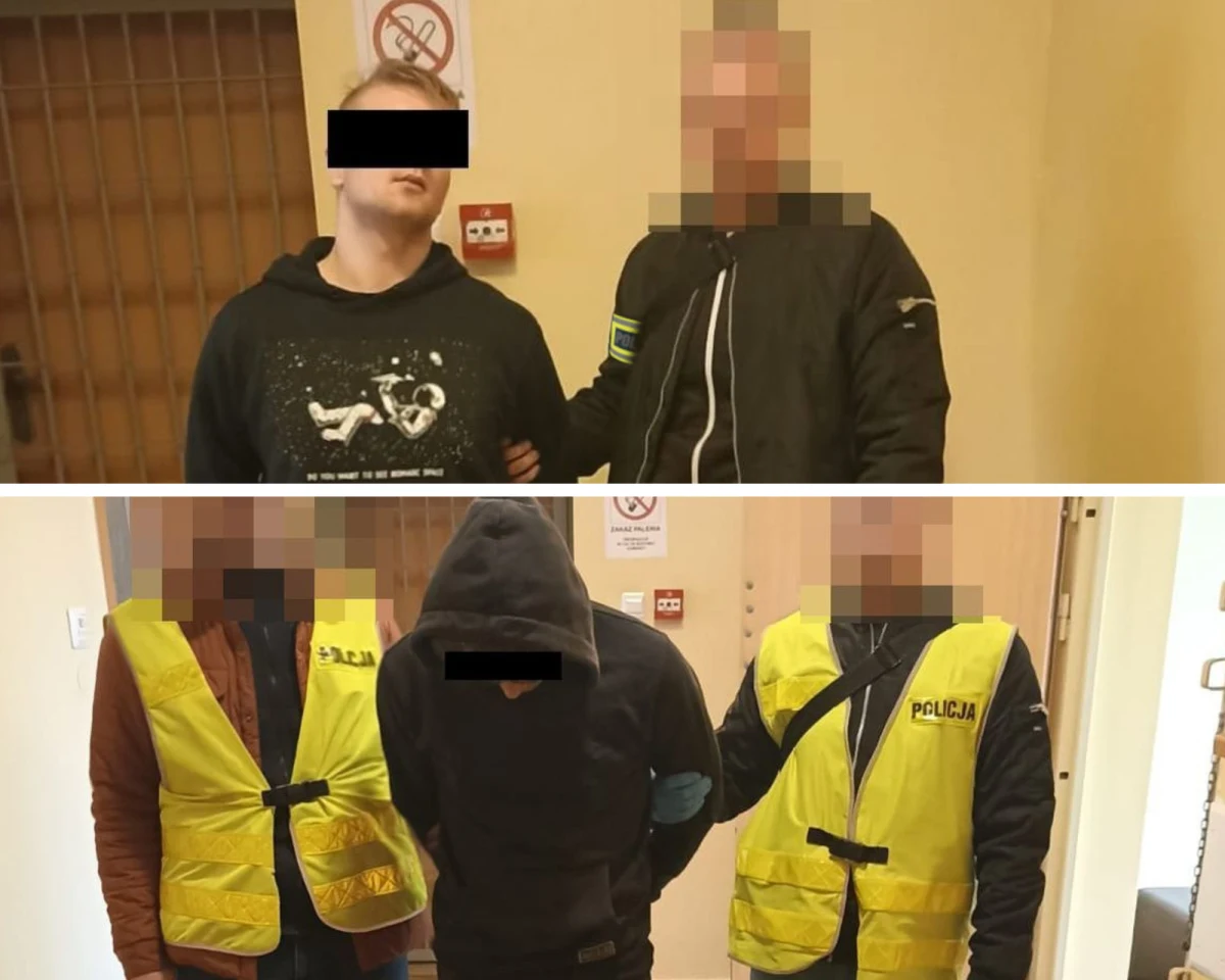 Lubartowscy policjanci zatrzymali dwóch mężczyzn podejrzanych o pobicie 19-latka. Napastnicy leżącego na ziemi mężczyznę kopali i bili po głowie. Sprawcy zostali namierzeni dzięki filmowi, który policji dostarczyła postronna osoba.

