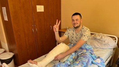 Ranny żołnierz z Ukrainy leczony w Trzebnicy. Czy odzyska sprawność?