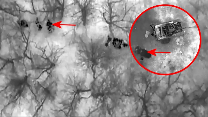 Siły Zbrojne Ukrainy pokazały na wymownym materiale filmowym, jak szybko i skutecznie za pomocą dronów likwidują członków Grupy Wagnera, czyli prywatnej armii Jewgienija Prigożyna.