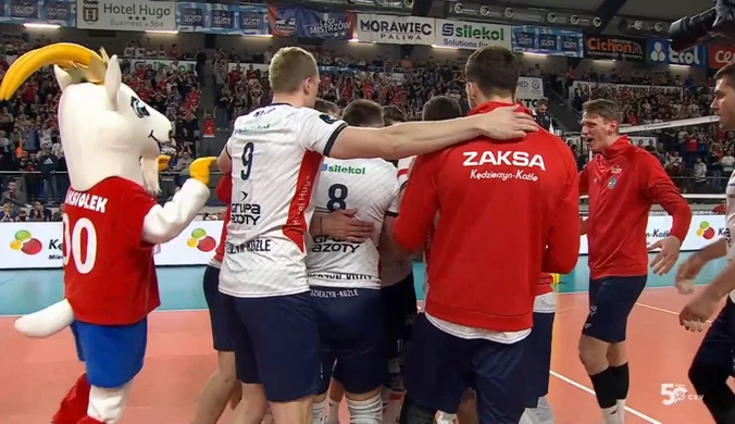 Grupa Azoty ZAKSA Kędzierzyn-Koźle - Sir Sicoma Monini Perugia 3:1. Skrót meczu. WIDEO