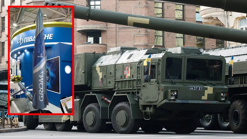 Rosyjskie Ministerstwo Obrony poinformowało, że systemy obrony powietrznej po raz pierwszy zestrzeliły nowy ukraiński pocisk operacyjno-taktyczny o nazwie Grom-2, który dysponuje zasięgiem nawet 500 kilometrów i może dosięgnąć Moskwy.