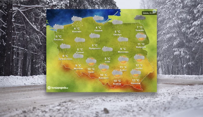 Czeka nas gwałtowna zmiana pogody. Przymrozki i zawieje śnieżne 