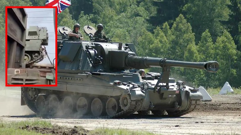 Brytyjczycy dotrzymali słowa. Oto nagranie z transportu AS-90 ...