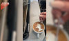 "Rybna kawa". Barista stworzył ciekawy wzór