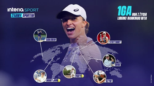 Iga Świątek świętuje rok na pozycji liderki rankingu WTA