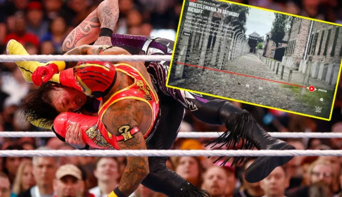 Zdjęcie Auschwitz-Birkenau na gali wrestlingu. Stowarzyszenie oburzone