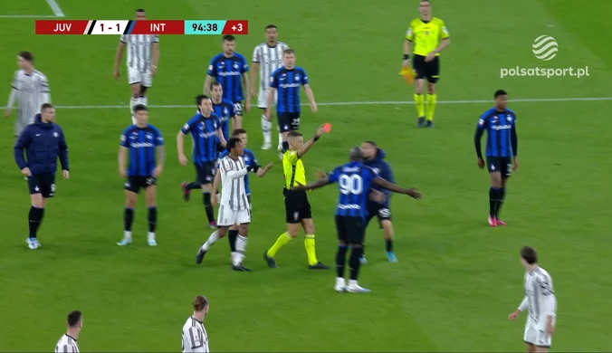 Ogromna awantura po meczu Juventus - Inter! Posypały się czerwone kartki. WIDEO