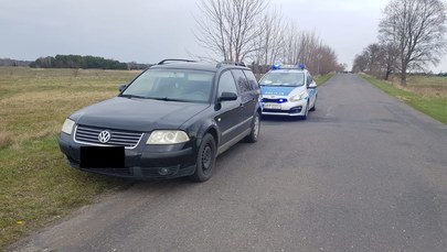 Policyjny pościg w Łódzkiem. Kierowca miał ponad 2 promile alkoholu