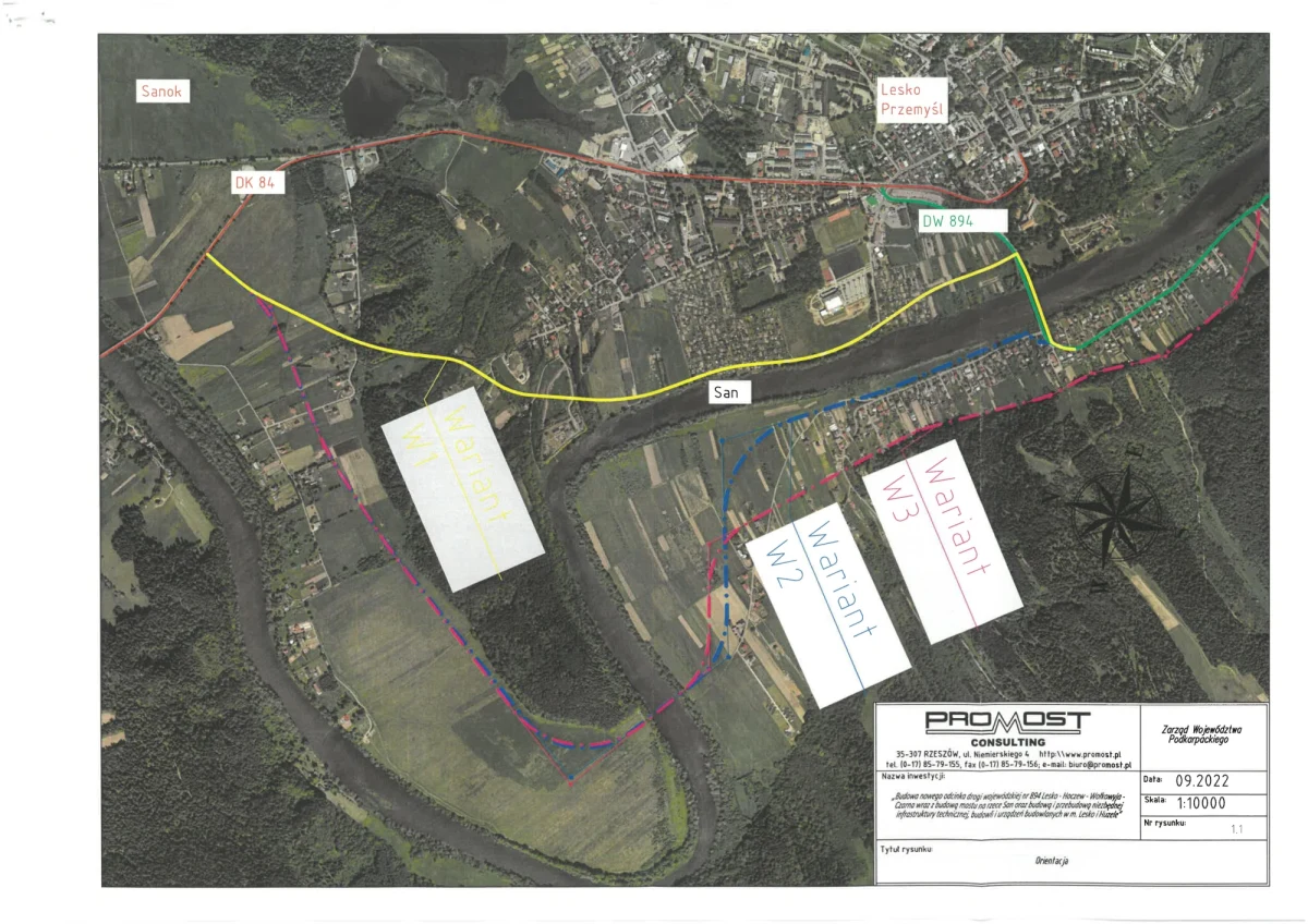 Zarząd województwa podkarpackiego wybrał jeden z wariantów przebiegu obwodnicy Leska. Teraz możliwe będzie dokładne zaprojektowanie trasy. Inwestycja kosztować będzie ponad 180 mln zł, długość drogi w wybranym wariancie wyniesie ok. 4,5 km.