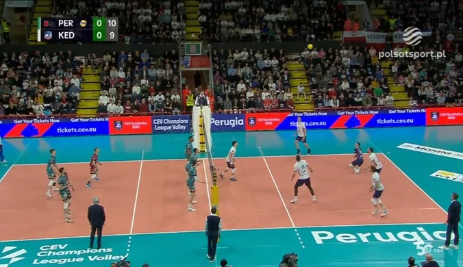 Co za forma Bartosza Bednorza! W taki sposób punktował przeciwko Perugii. WIDEO