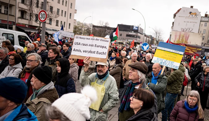 Marsze wielkanocne w Niemczech. Uczestniczy żądają wstrzymania dostaw broni do Ukrainy