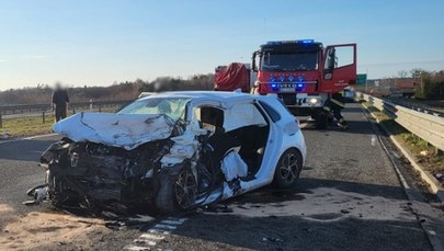 Tragiczny wypadek na trasie S7. Policja: Jeden z kierowców jechał pod prąd 