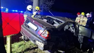 Makabryczny wypadek. "BMW zostało rozerwane na dwie części"