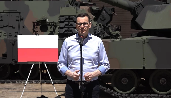 Morawiecki w USA: Czołgi Abrams to pancerna kurtyna