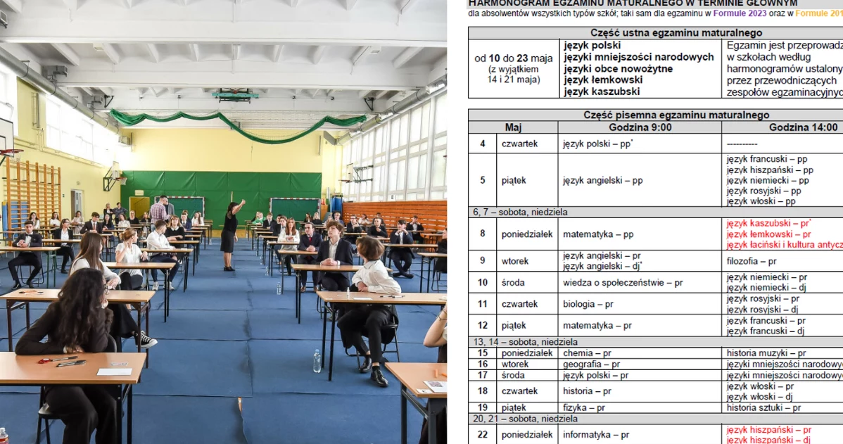 Matura 2023 rozpocznie się już 4 maja (harmonogram za CKE)