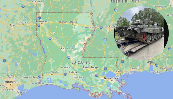 Luizjana: Rosyjski czołg na ulicach. Amerykanie chcą go zbadać 