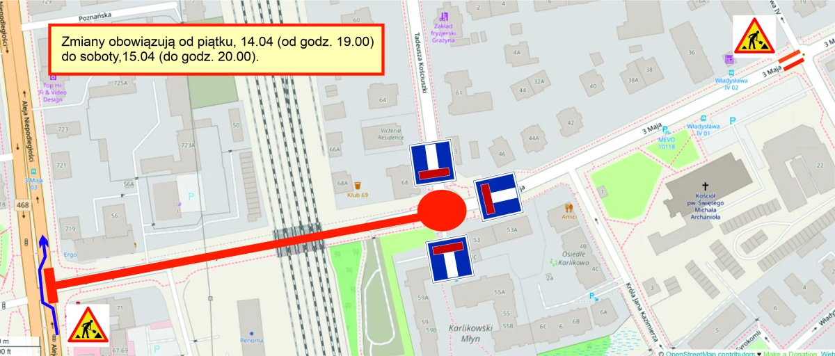 Dziś i jutro duże zmiany w organizacji ruchu w Sopocie, także na Alei Niepodległości - głównej arterii wiodącej przez Trójmiasto. W sobotę trudniej będzie przejechać przez Sopot. Zmiany wpłyną na także na kursowanie komunikacji publicznej.

