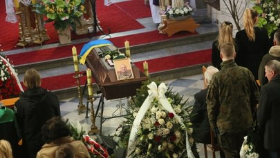 ​Polski ochotnik zabity w Ukrainie został pochowany w Bralinie