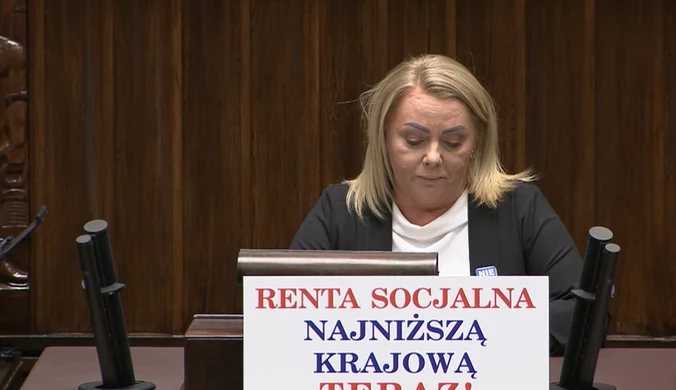 Renta socjalna. Hartwich do Witek: Pani rozumie sprawy, o których mówię