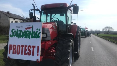 Protest rolników w Szczekocinach. "Za rok może nas nie być w ogóle"