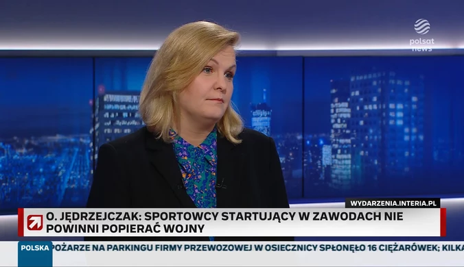 Otylia Jędrzejczak: Jestem przeciwna startom sportowców z Rosji i Białorusi. WIDEO