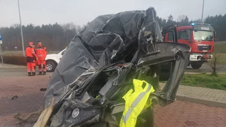 Śląskie: Śmiertelny wypadek na A1. Auto koziołkowało na MOP-ie