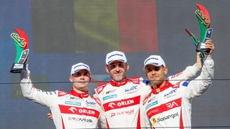 Robert Kubica zwycięski w Belgii. Na podium także polski zespół