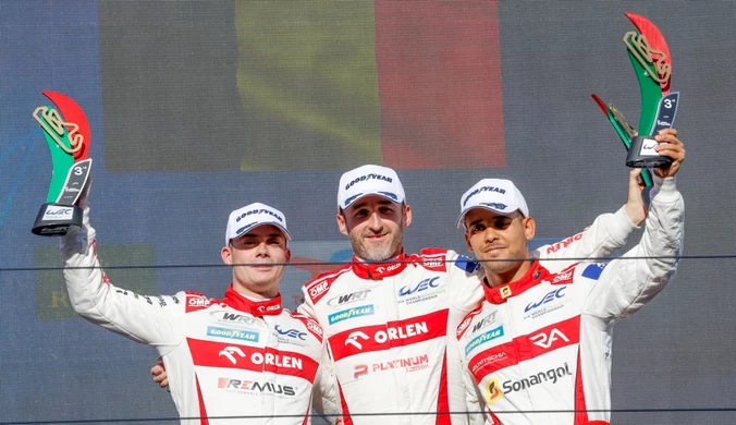 Robert Kubica zwycięski w Belgii. Na podium także polski zespół