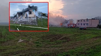 Potężna eksplozja w Sędzińcu. Zmiotło pół budynku