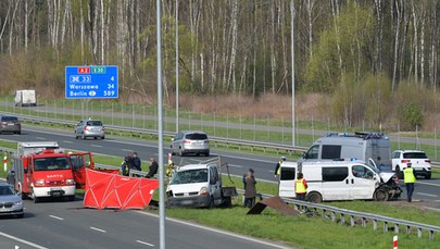 Wypadek na A2 pod Warszawą. Jedna osoba nie żyje