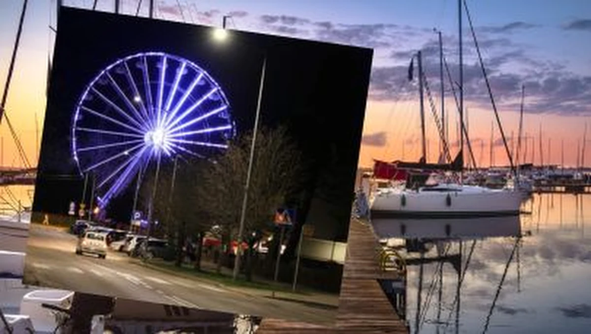 W Giżycku nad brzegiem jeziora Niegocin ustawiono koło widokowe o wysokości 12 pięter. Burmistrz miasta Wojciech Iwaszkiewicz przyznał w rozmowie z PAP, że koło jest tak wysokie, że widać je z wielu kilometrów.